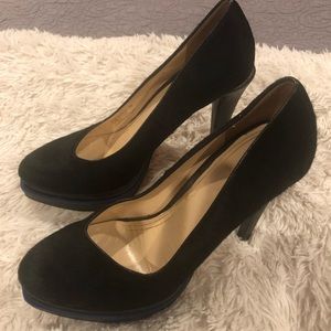 Cole Haan calf hair pumps